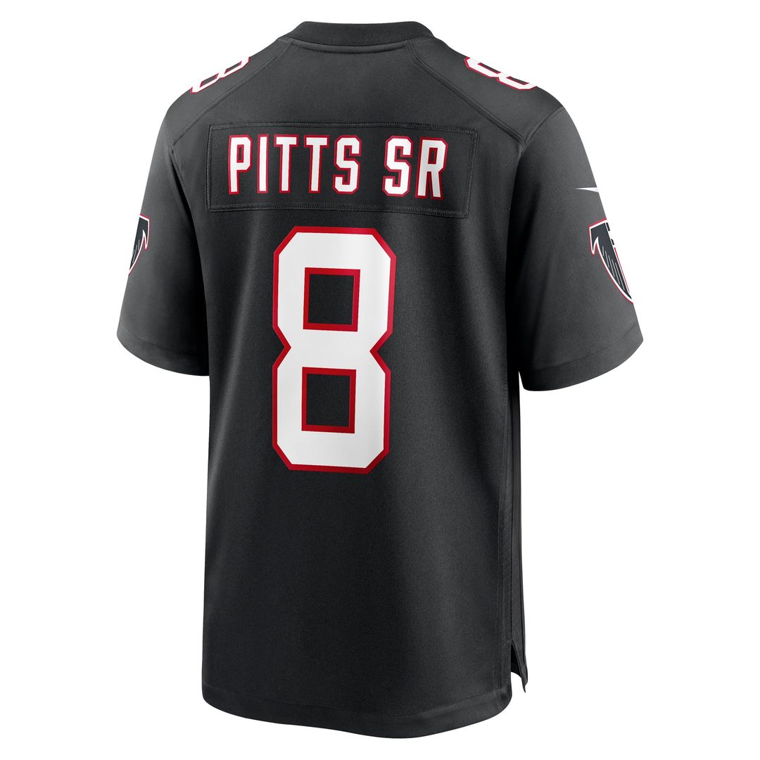 Atlanta Falcons Kyle Pitts Sr. Nike Alternate Game Jersey - Black
