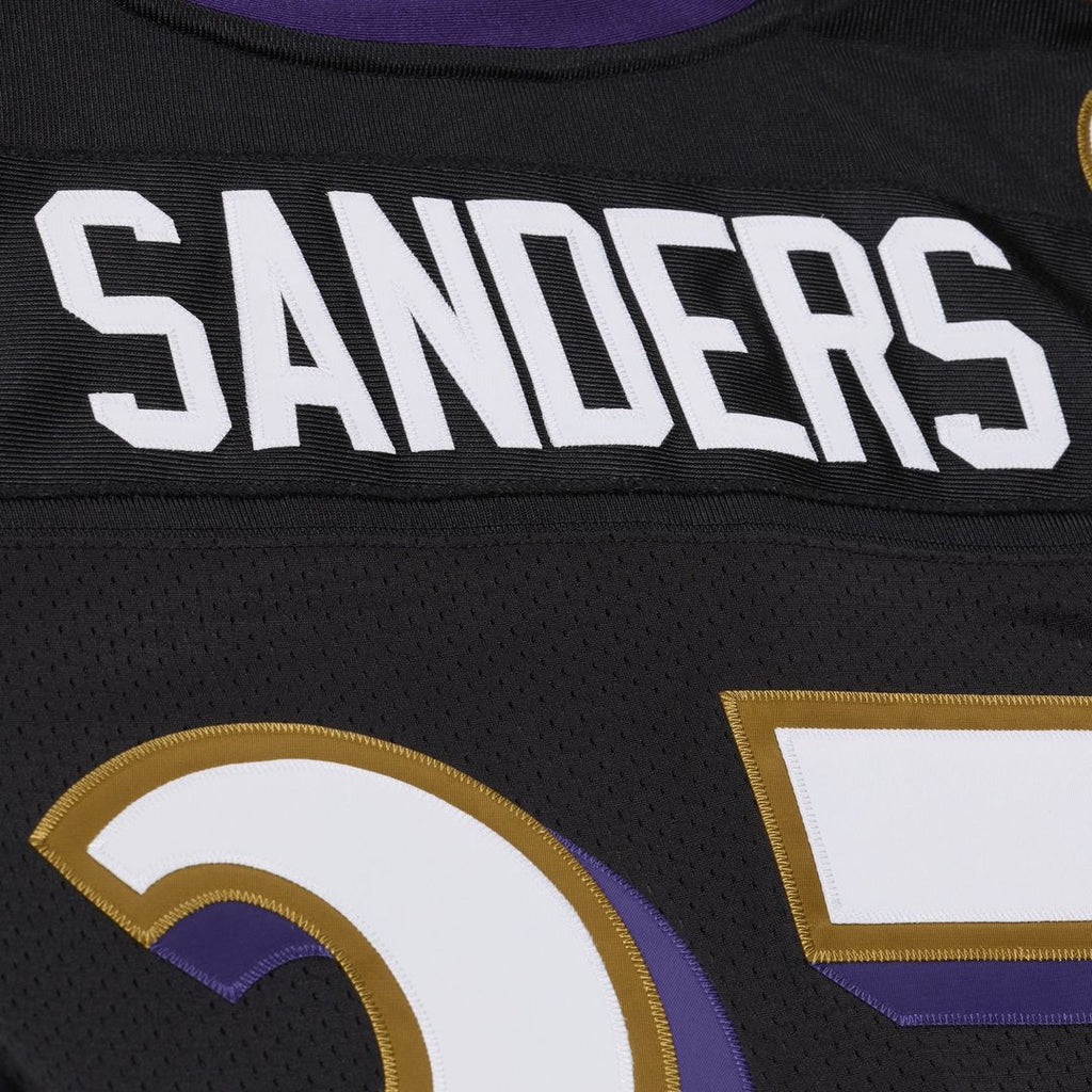 Baltimore Ravens Deion Sanders Mitchell & Ness 2005 Authentic Throwback Jersey - Black