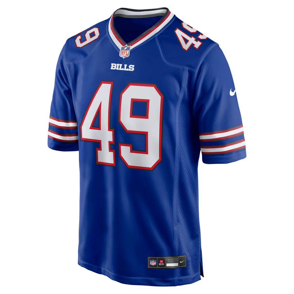 Buffalo Bills DaShaun White Nike Team Game Jersey - Royal