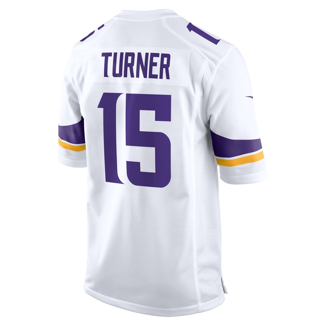 Minnesota Vikings Dallas Turner Nike Game Jersey - White