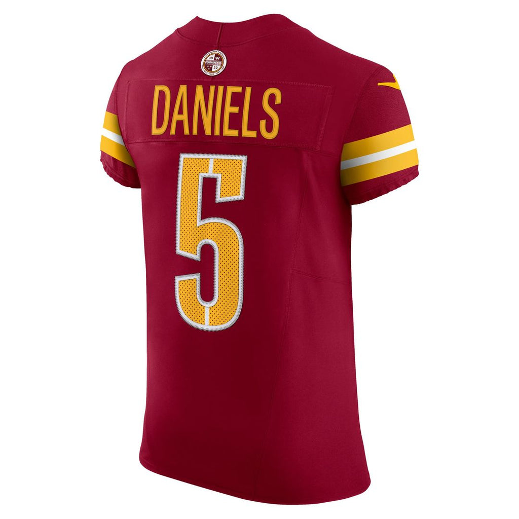 Washington Commanders Jayden Daniels Nike Alternate Vapor F.U.S.E. Elite Jersey - Black