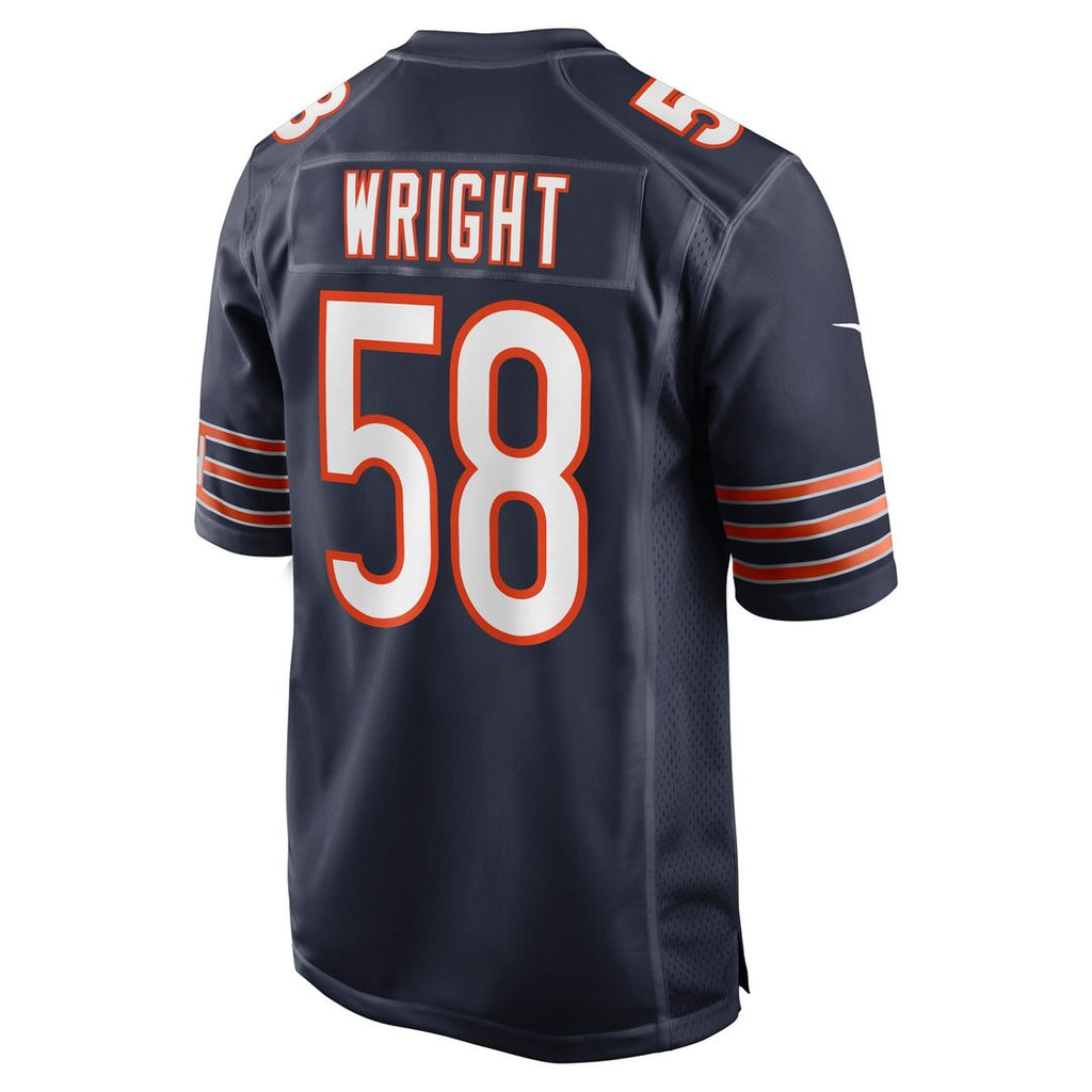 Chicago Bears Darnell Wright Nike Game Jersey - Navy