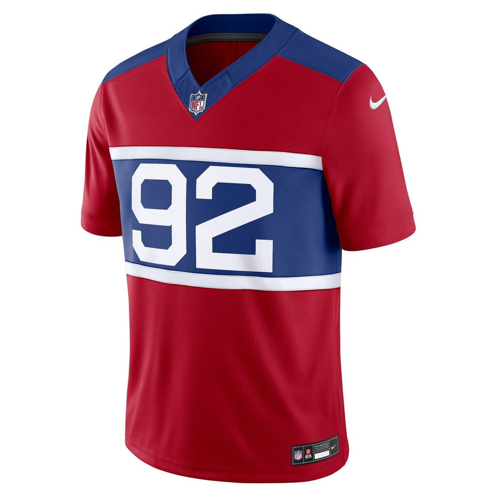 New York Giants Michael Strahan Nike Alternate Vapor F.U.S.E. Retired Player Limited Jersey - Century Red