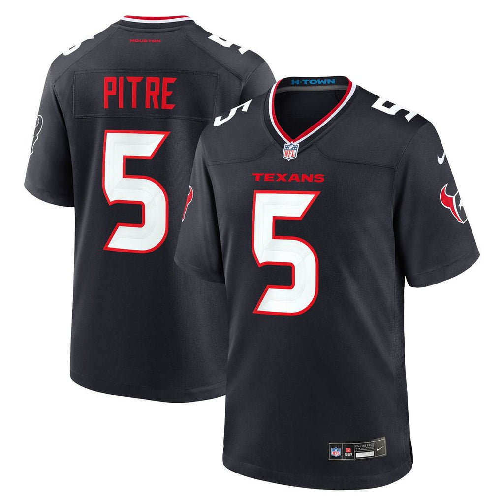 Houston Texans Jalen Pitre Nike Game Jersey - Navy
