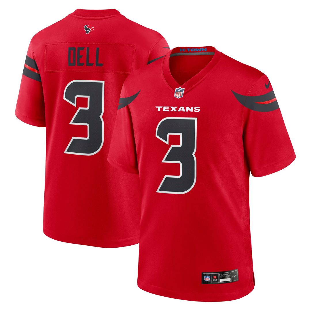 Houston Texans Tank Dell Nike Game Jersey - Navy