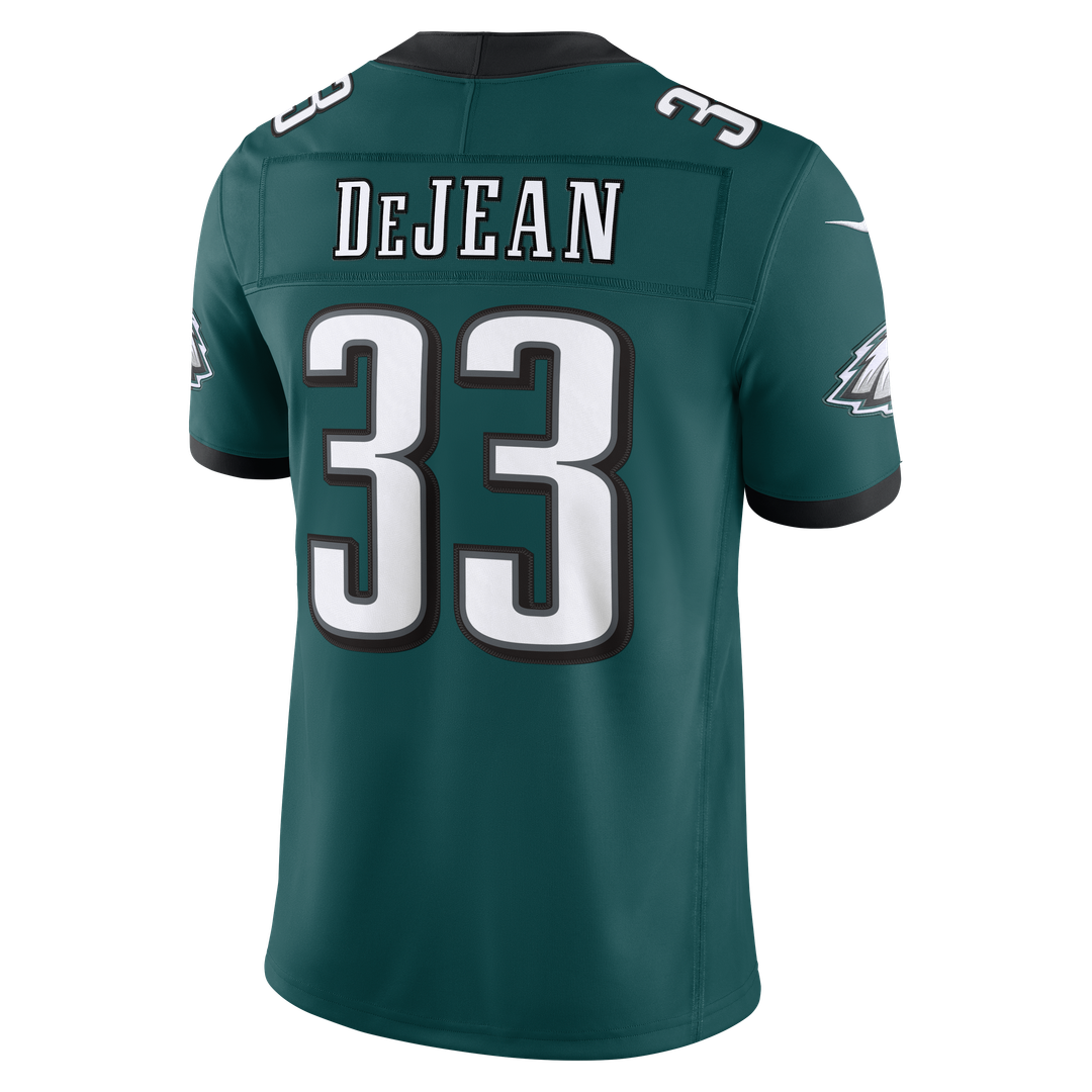 Philadelphia Eagles Cooper DeJean Nike Team Vapor F.U.S.E. Stitched Limited Jersey - Midnight Green