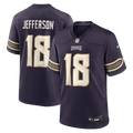 Minnesota Vikings Justin Jefferson Nike 2026 Rivalries Collection Game Jersey - Purple