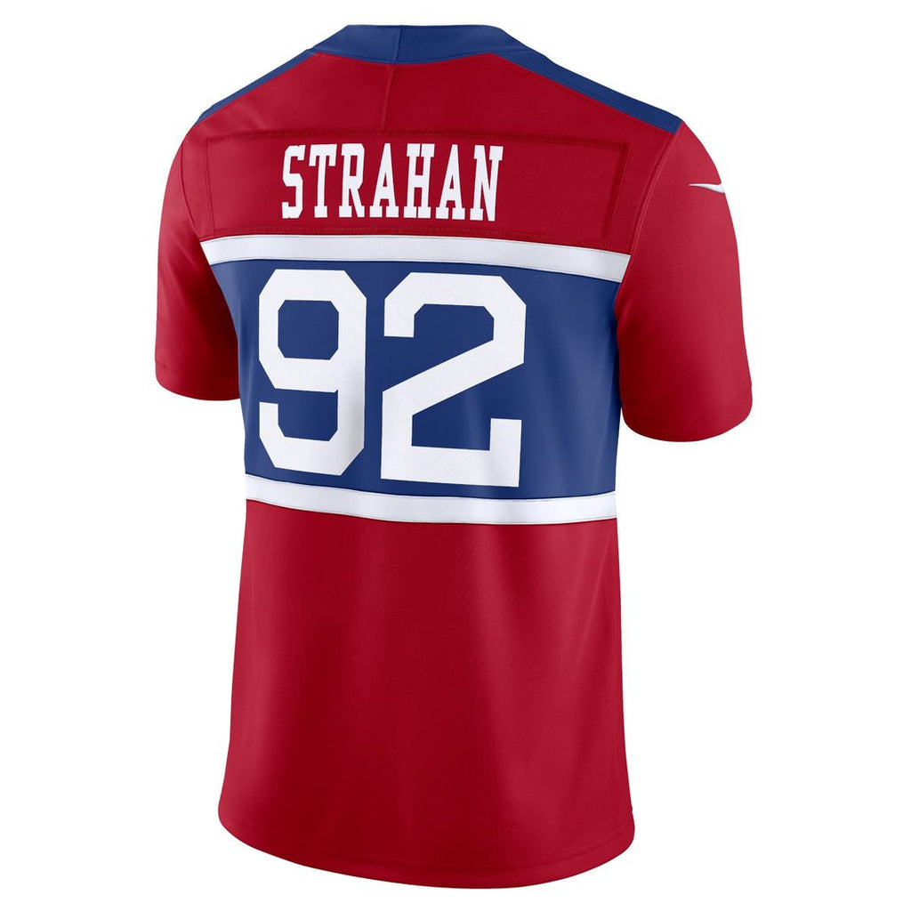 New York Giants Michael Strahan Nike Alternate Vapor F.U.S.E. Retired Player Limited Jersey - Century Red