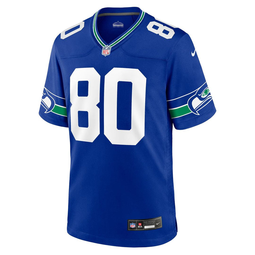 Seattle Seahawks Steve Largent Nike Throwback Retired Player Game Jersey - Royal