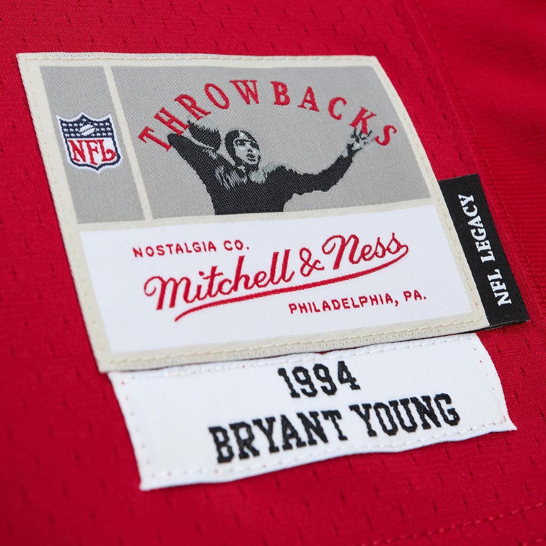 San Francisco 49ers Bryant Young Mitchell & Ness Legacy Replica Jersey - White