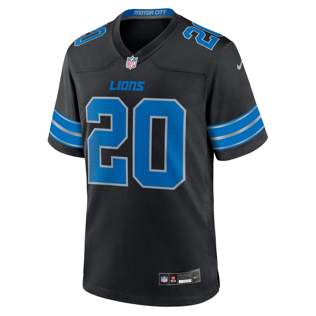 Detroit Lions Barry Sanders Nike 2nd Alternate Retired Player Game Jersey - Black