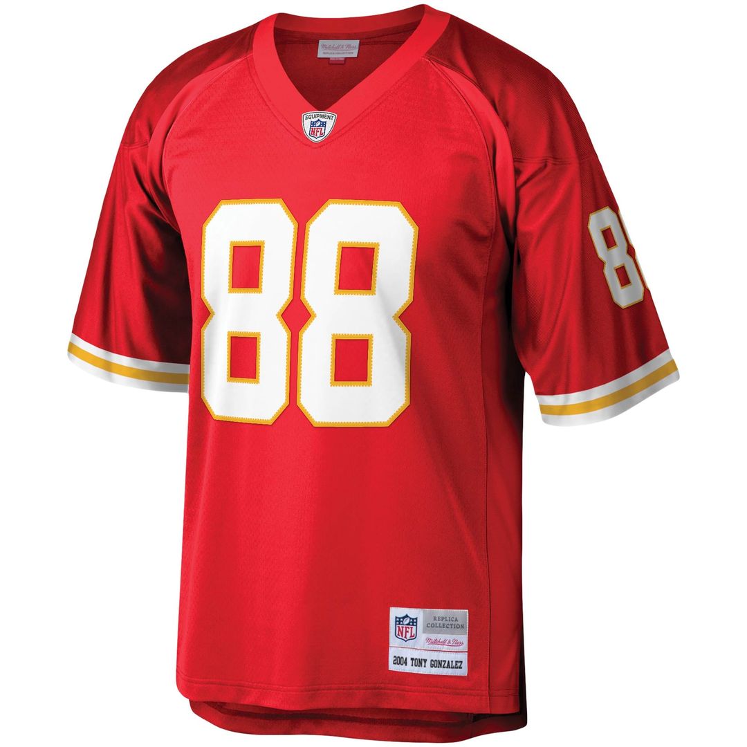Kansas City Chiefs Tony Gonzalez Mitchell & Ness Legacy Replica Jersey - Red