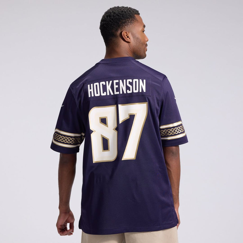 Minnesota Vikings T.J. Hockenson Nike 2026 Rivalries Collection Game Jersey - Purple