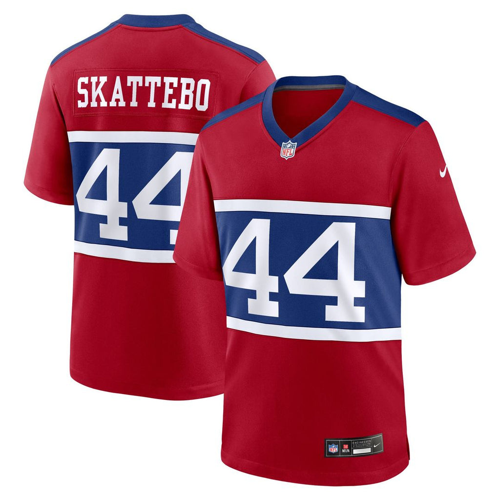 New York Giants Cam Skattebo Nike Alternate Century Red Game Jersey - Red