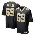 New Orleans Saints Barry Wesley Nike Team Game Jersey - Black