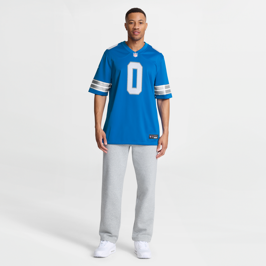 Detroit Lions Jahmyr Gibbs Nike Game Player Jersey - White