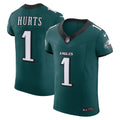 Philadelphia Eagles Jalen Hurts Nike Team Vapor F.U.S.E. Elite Jersey - Midnight Green
