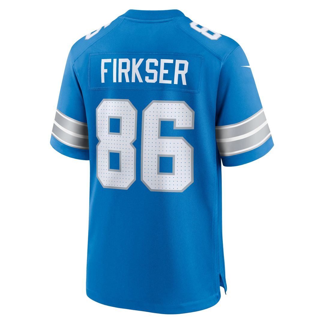 Detroit Lions Anthony Firkser Nike Team Game Jersey - Blue