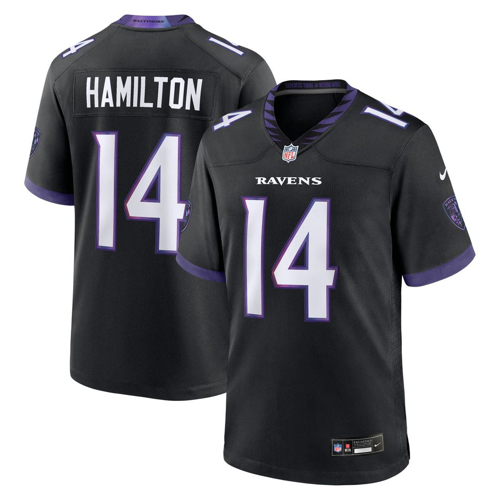 Baltimore Ravens Kyle Hamilton Nike Alternate Game Jersey - Black