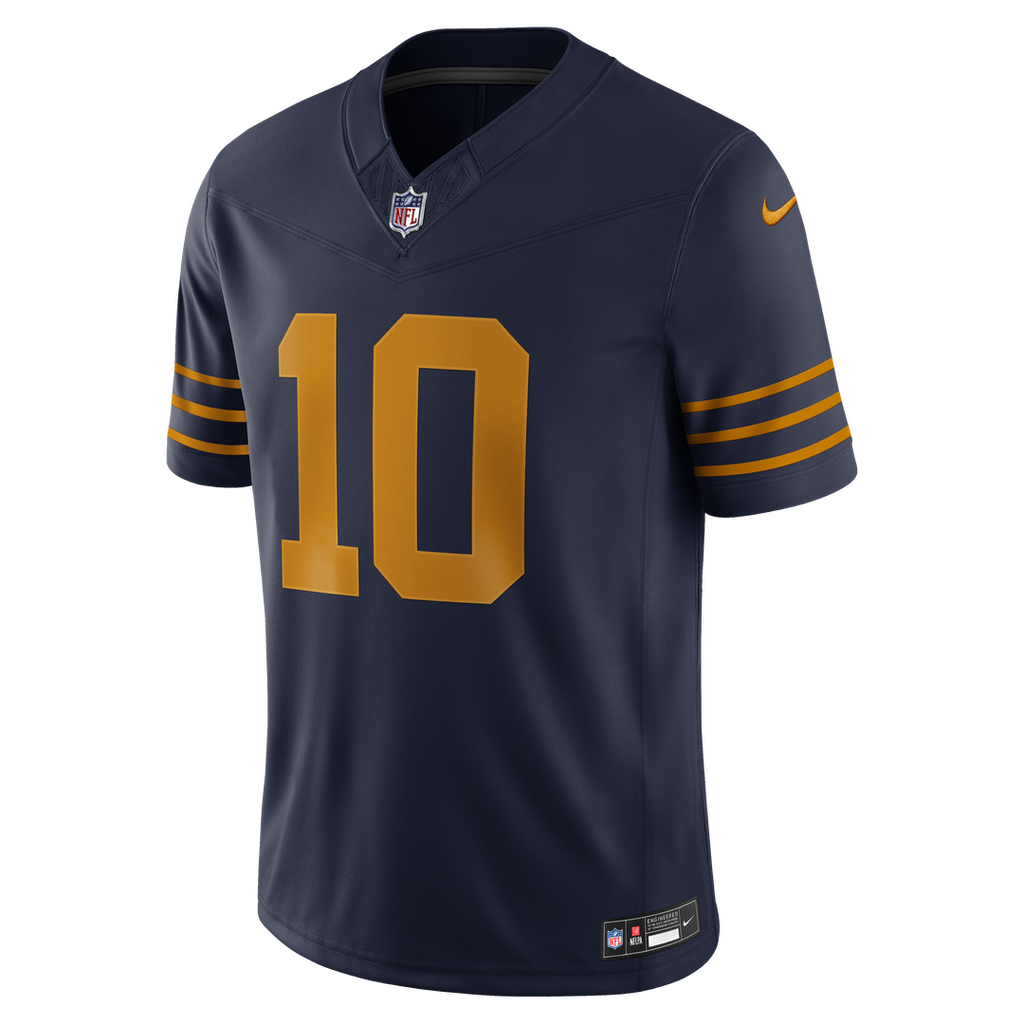 Green Bay Packers Jordan Love Nike Alternate Vapor F.U.S.E. Stitched Limited Jersey - Navy