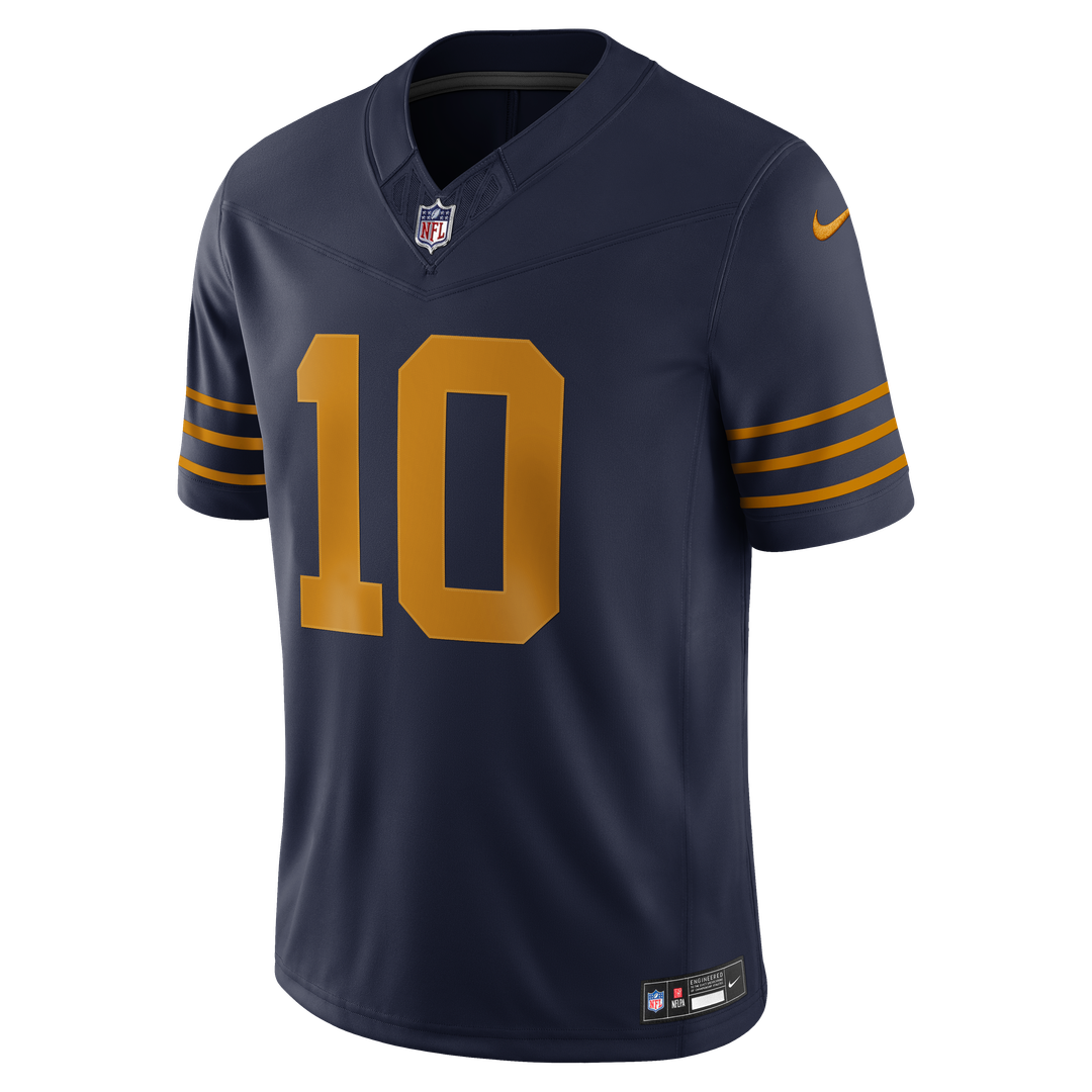 Green Bay Packers Jordan Love Nike Alternate Vapor F.U.S.E. Stitched Limited Jersey - Navy