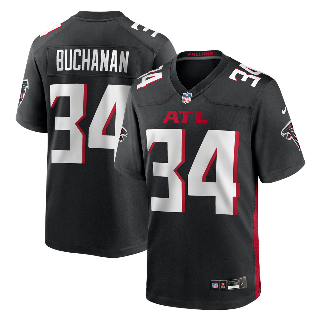 Atlanta Falcons Ray Buchanan Nike Game Retired Player Jersey - Black
