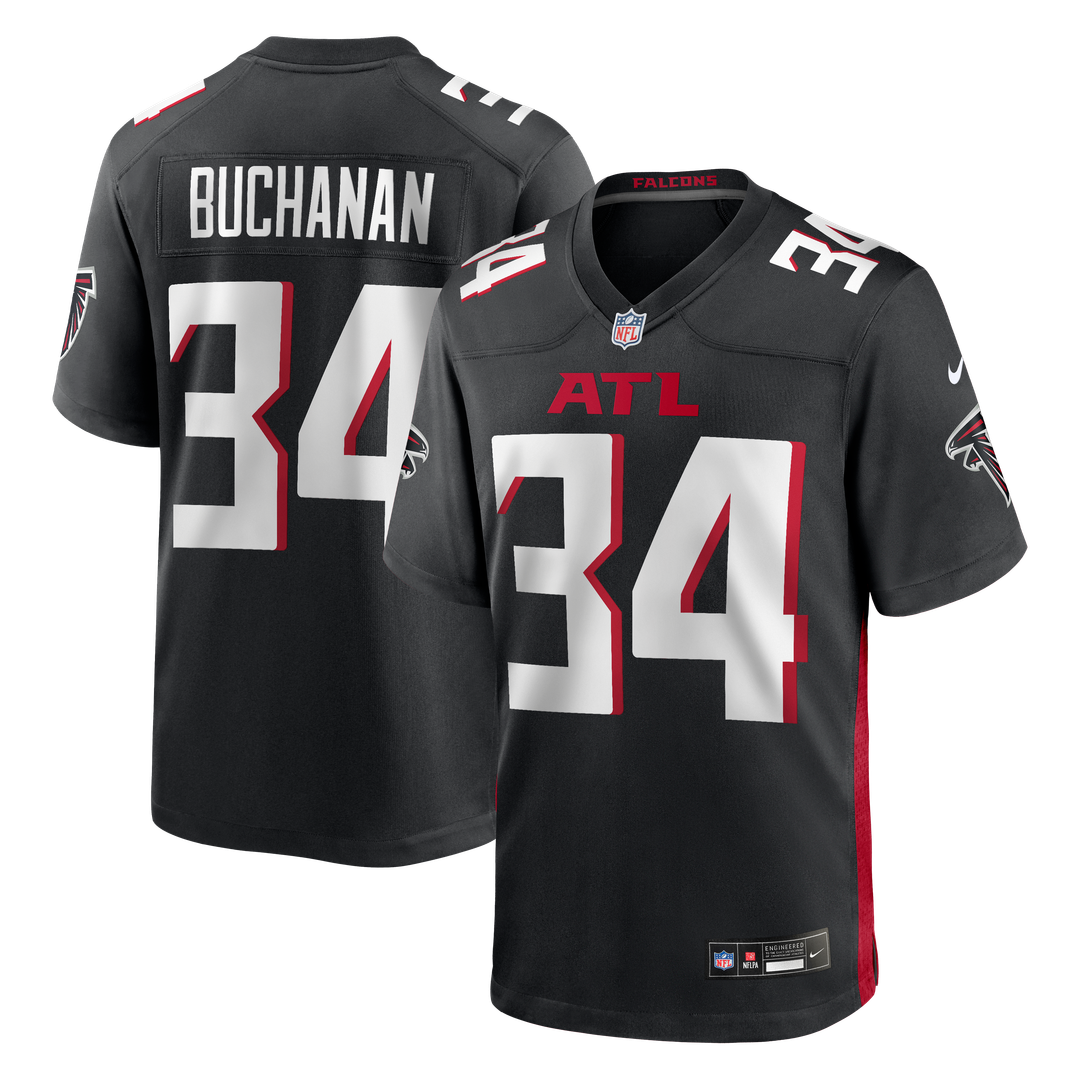 Atlanta Falcons Ray Buchanan Nike Game Retired Player Jersey - Black