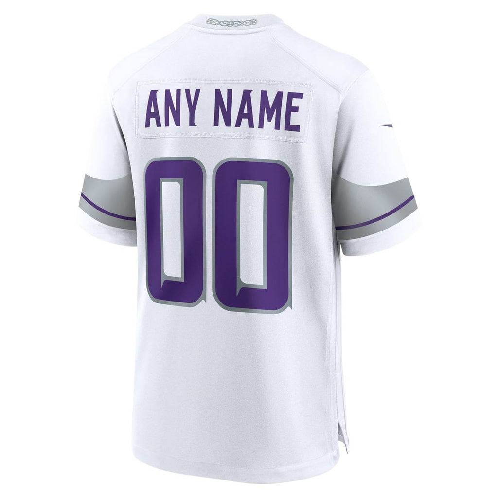 Minnesota Vikings Nike Classic Custom Game Jersey - Purple