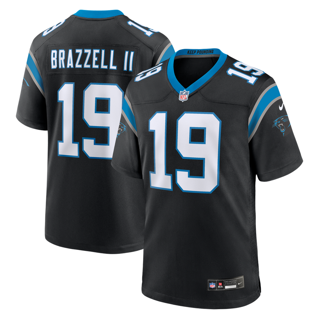 Carolina Panthers Chris Brazzell II Nike Team Game Jersey - Black
