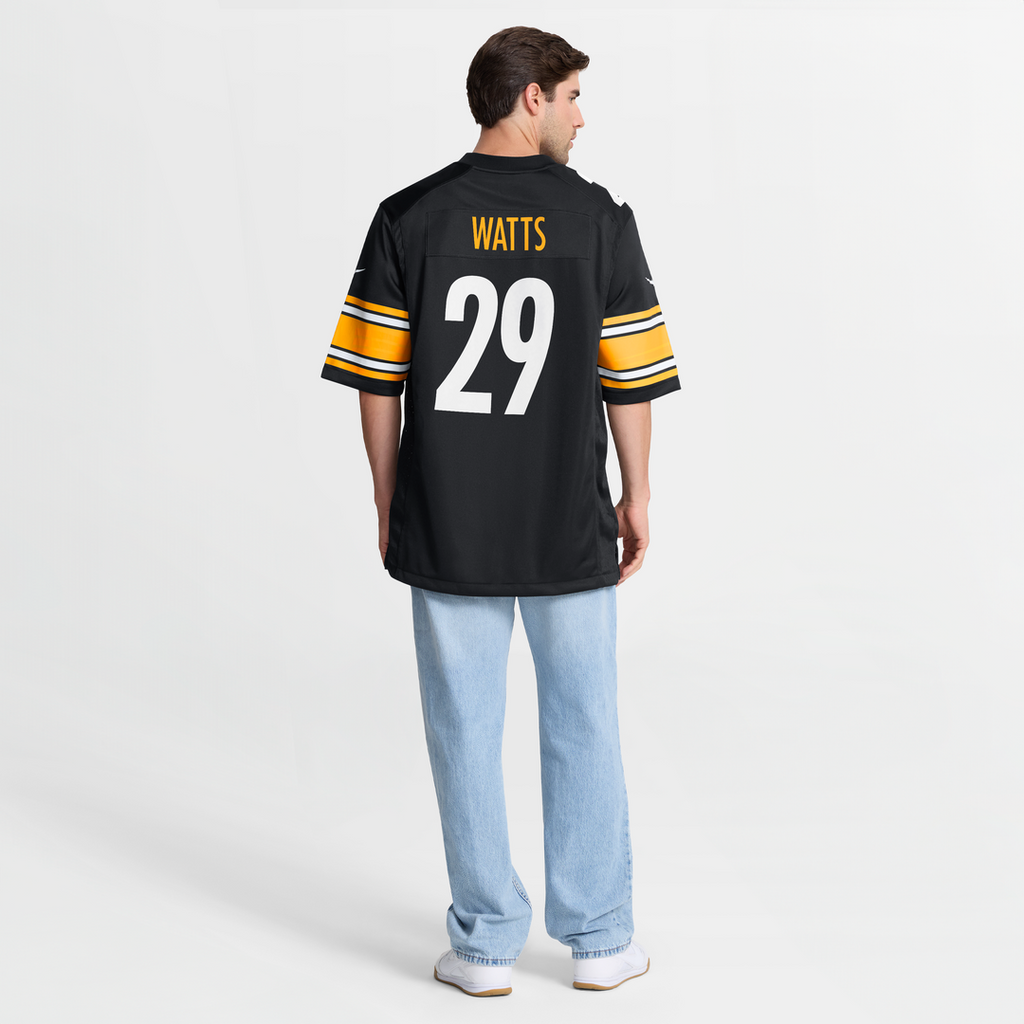 Pittsburgh Steelers Ryan Watts Nike Game Jersey - Black