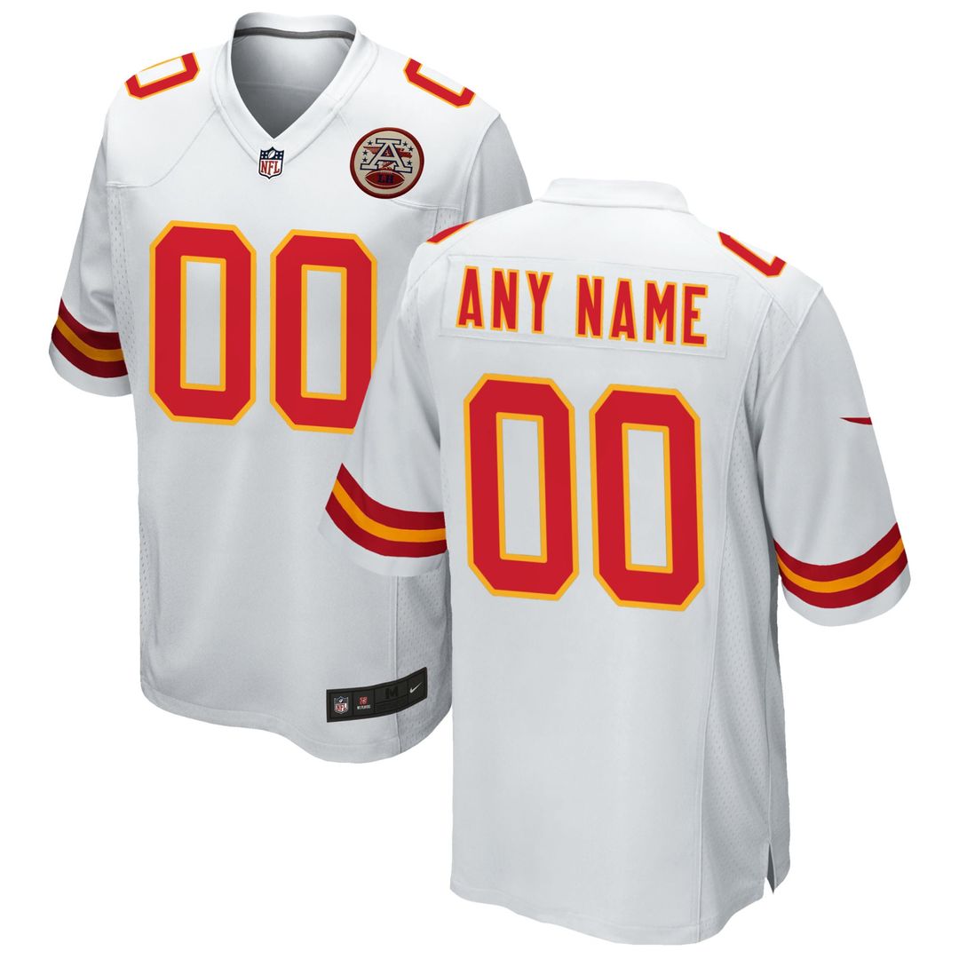 Kansas City Chiefs Nike Custom Game Jersey - Red