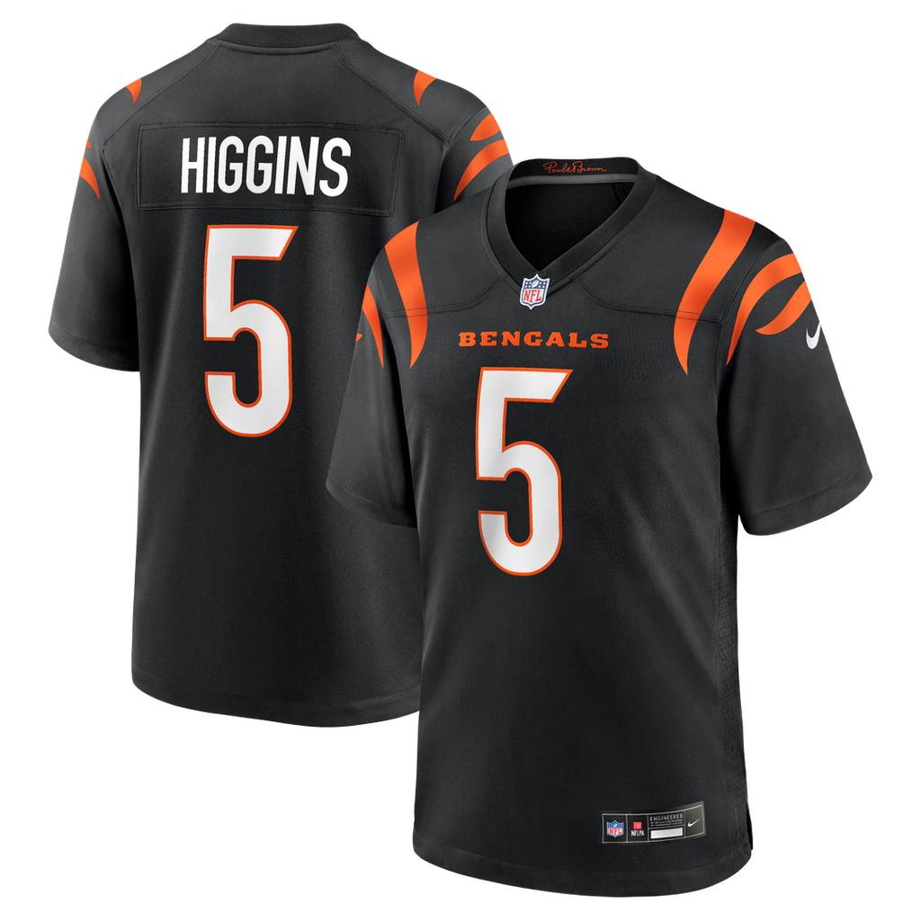 Cincinnati Bengals Tee Higgins Nike Game Jersey - White