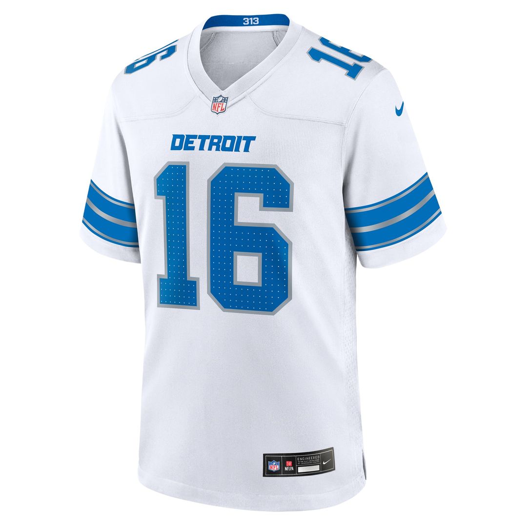 Detroit Lions Jared Goff Nike Game Jersey - White