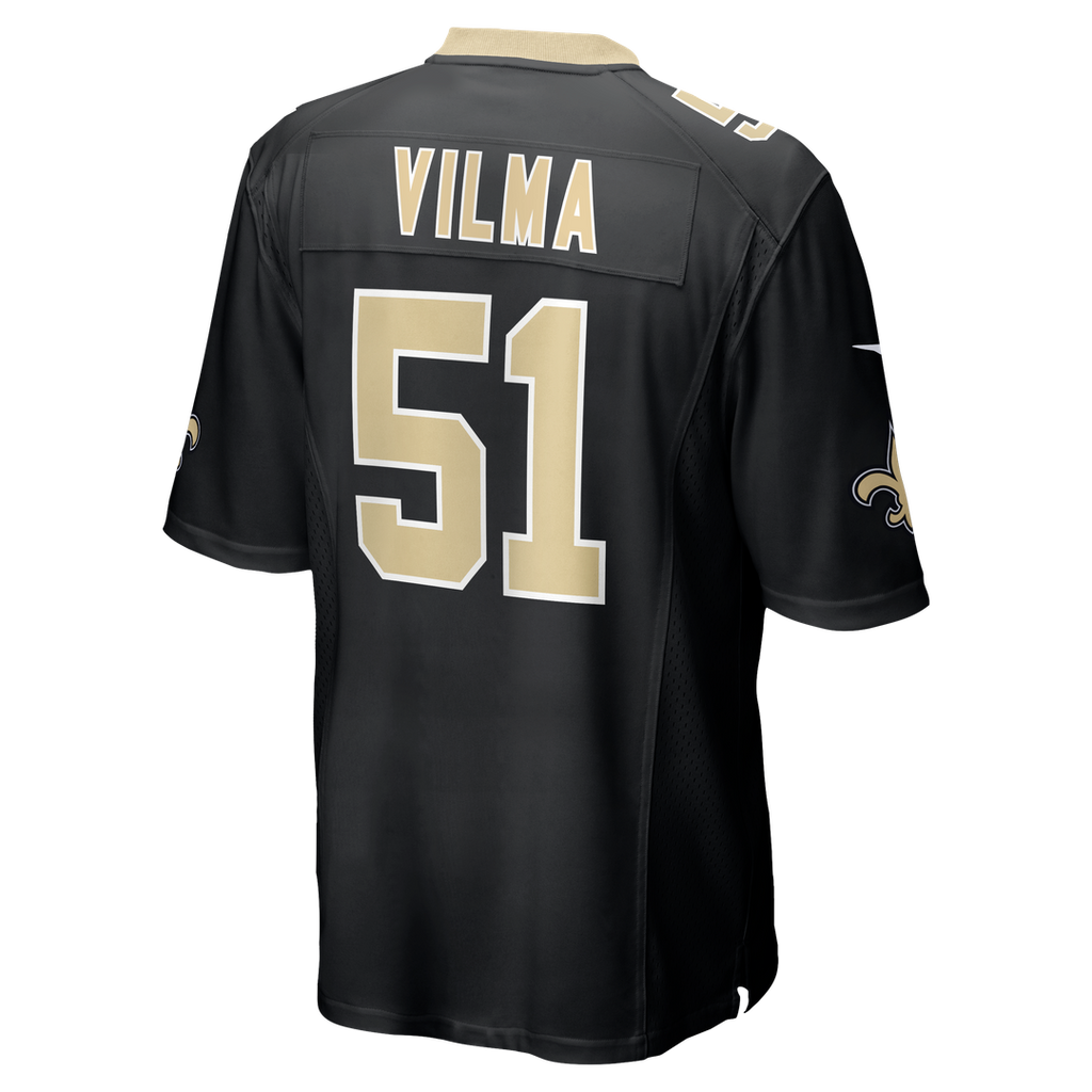 New Orleans Saints Jonathan Vilma Nike Game Retired Player Jersey - Black