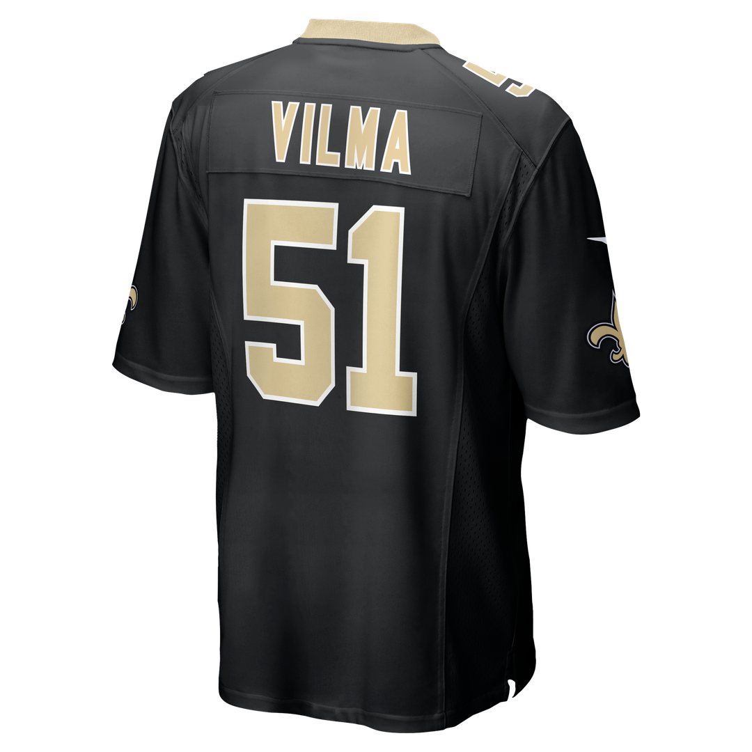 New Orleans Saints Jonathan Vilma Nike Game Retired Player Jersey - Black