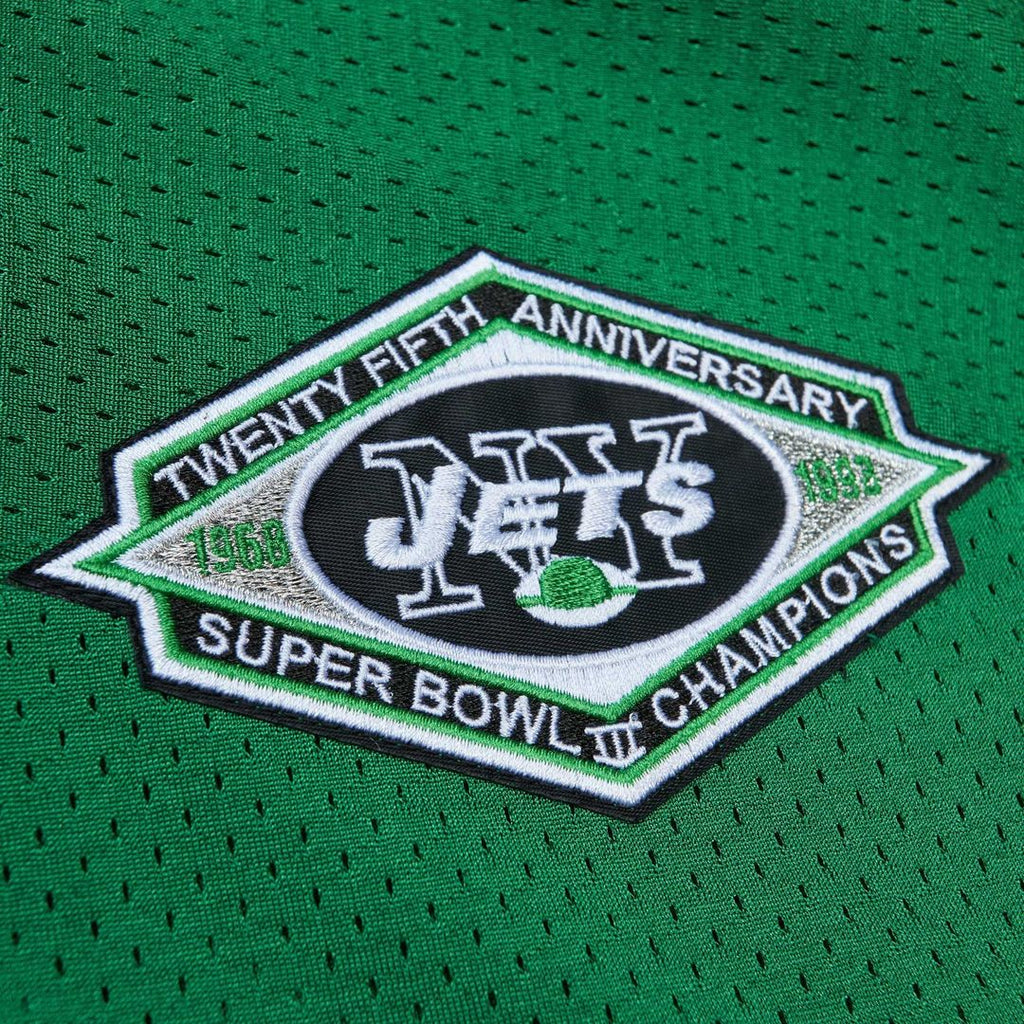 New York Jets Boomer Esiason Mitchell & Ness 1993 Authentic Throwback Retired Player Pocket Jersey - Kelly Green