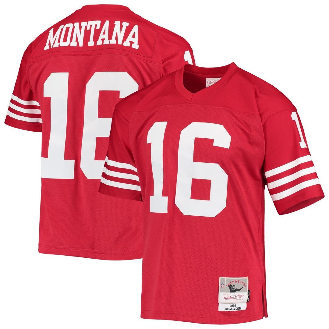San Francisco 49ers Joe Montana Mitchell & Ness 1990 Legacy Replica Jersey - White