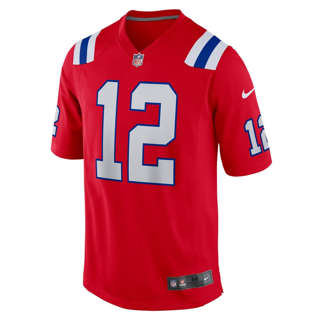 New England Patriots Tom Brady Nike Retired Player Alternate Game Jersey - Red