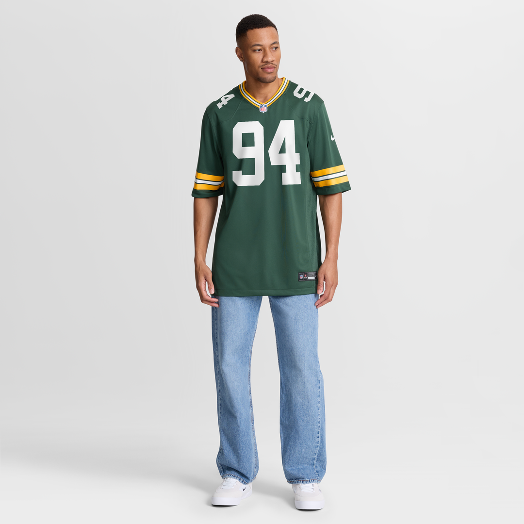 Green Bay Packers Karl Brooks Nike Game Jersey - Green