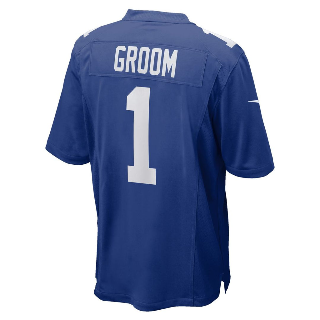 New York Giants Number 1 Groom Nike Game Jersey - Royal