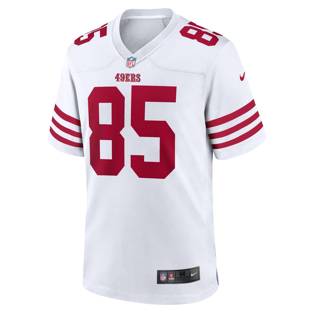San Francisco 49ers George Kittle Nike Player Game Jersey - White