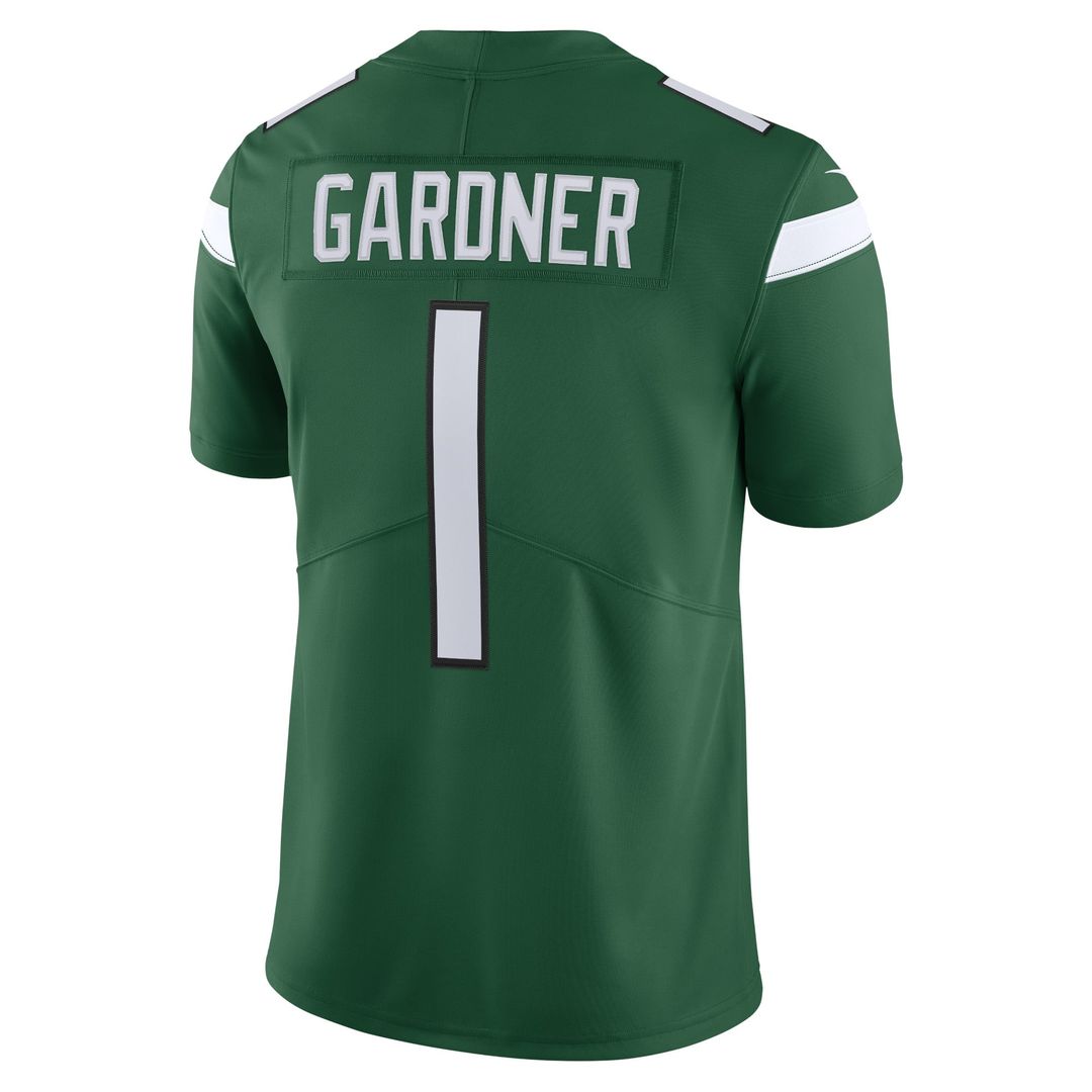 New York Jets Ahmad Sauce Gardner Nike Vapor Limited Jersey - Green