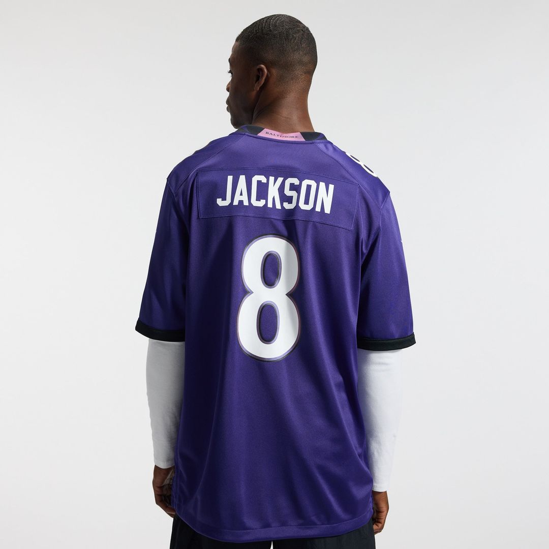 Baltimore Ravens Lamar Jackson Nike Team Game Jersey - Purple