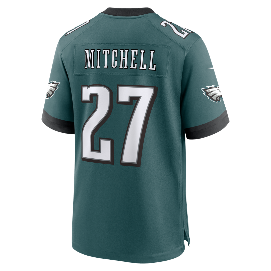 Philadelphia Eagles Quinyon Mitchell Nike Team Game Jersey - Midnight Green