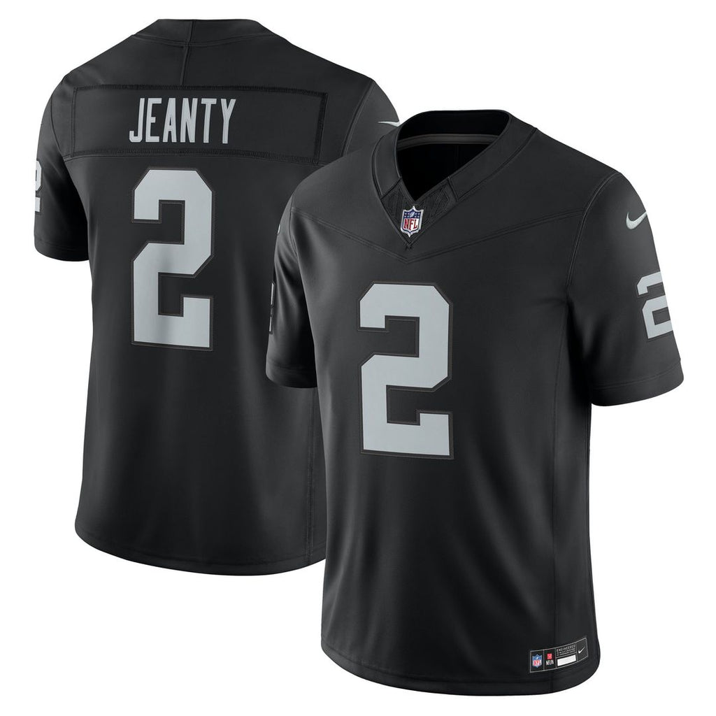 Las Vegas Raiders Ashton Jeanty Nike Team Vapor F.U.S.E. Stitched Limited Jersey - Black