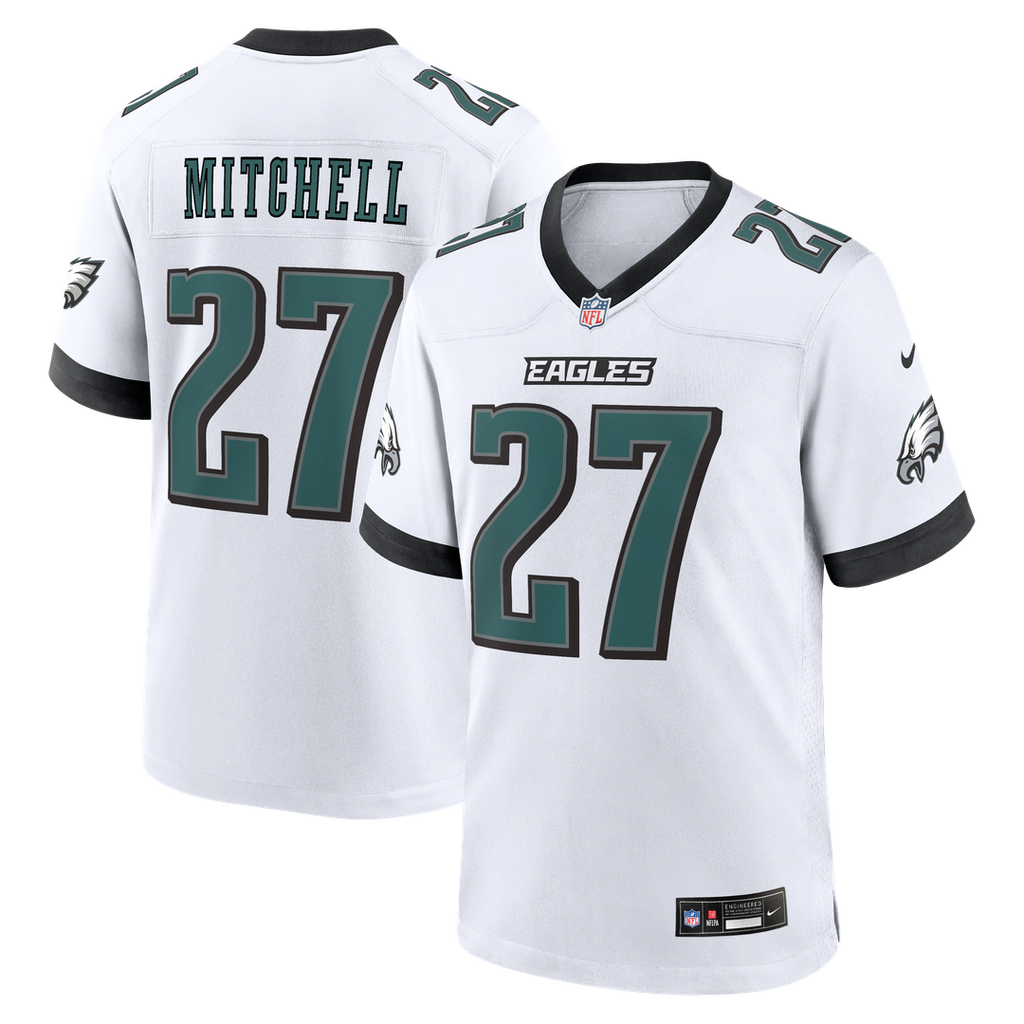 Philadelphia Eagles Quinyon Mitchell Nike Alternate Game Jersey - Black