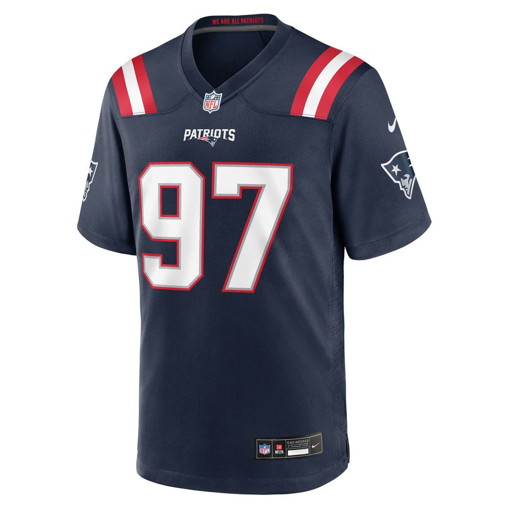 New England Patriots Milton Williams Nike Team Game Jersey - Navy