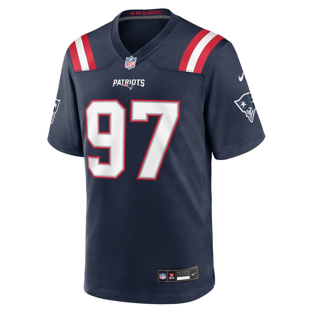 New England Patriots Milton Williams Nike Team Game Jersey - Navy