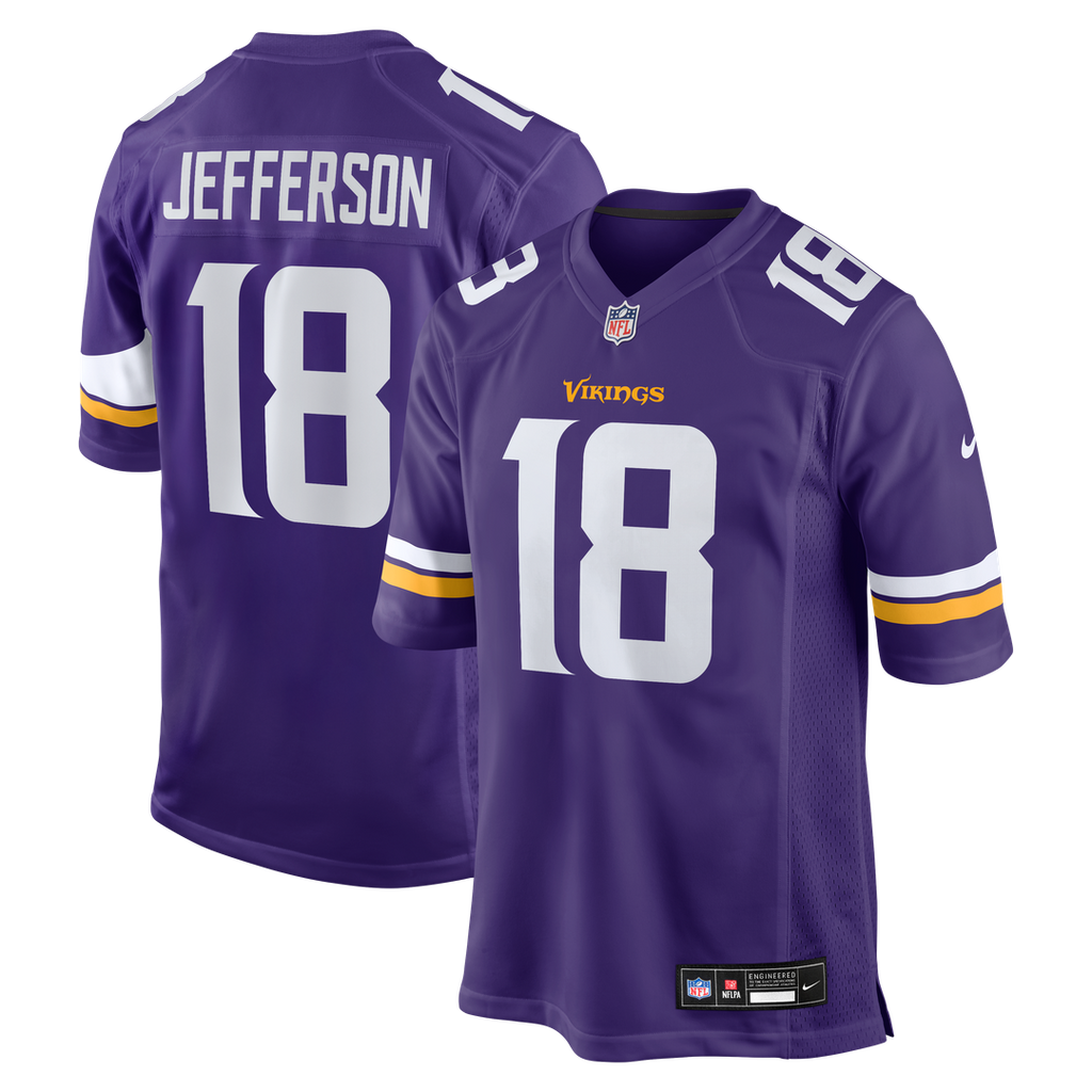Minnesota Vikings Justin Jefferson Nike Game Jersey - Purple