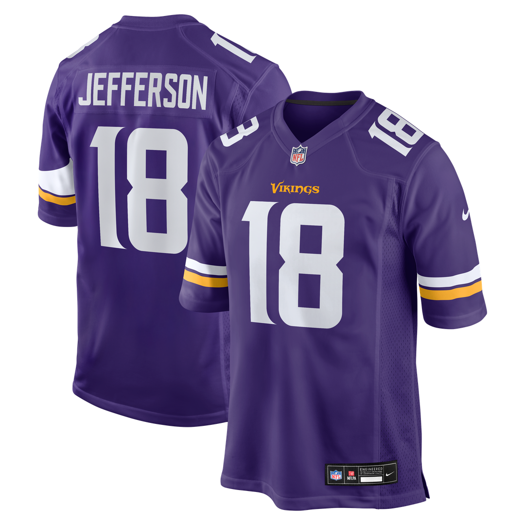 Minnesota Vikings Justin Jefferson Nike Game Jersey - Purple